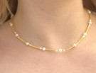 Gullperle halskjede  thumbnail