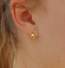 Mini chunky hoops øredobber thumbnail