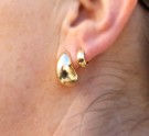 Mini chunky hoops øredobber  thumbnail