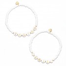 Design ditt eget armbånd (Hvit, elastisk strikk) thumbnail