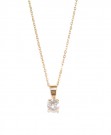 Diamant drop halskjede thumbnail