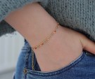 Flerfarget dobbel chain armbånd  thumbnail