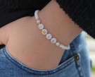 Design ditt eget armbånd (Hvit, elastisk strikk) thumbnail