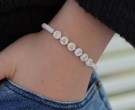 Design ditt eget armbånd (Hvit, elastisk strikk) thumbnail