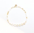 Valgfri tekst armbånd, elastisk strikk thumbnail