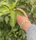 Jaspisperler armbånd (strikk) thumbnail