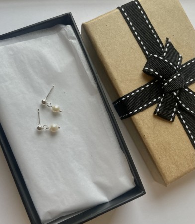 Stud øredobber sølv