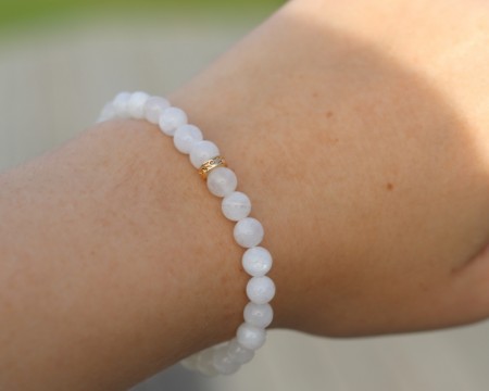Moonstone armbånd (strikk)