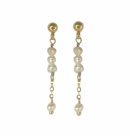 Perle stud øredobber