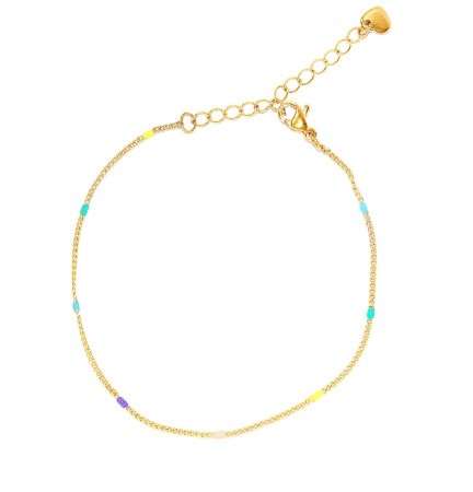 Regnbue armbånd