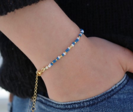 Summer blues armbånd