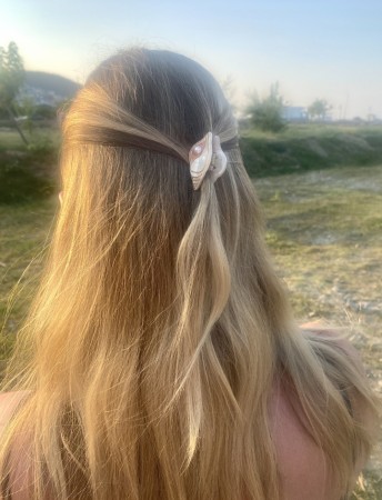 Mini hårklype - skjell